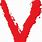 Red V Logo