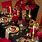 Red and Gold Table Setting