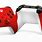 Red and White Xbox Controller