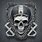 Rock Band Skull Logo