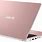 Rose Gold Laptop with Green