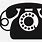 Rotary Dial Phone Clip Art