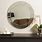 Round Beveled Mirror