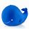 Rubber Whale Bath Toy