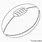 Rugby Ball Line Drawing