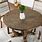 Rustic Round Wood Dining Table