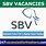 SBV Vacancies