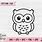 SVG Owl Free Outline