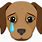 Sad Dog Emoji