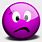 Sad Emoji Purple
