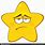 Sad Star. Emoji