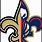 Saints New Orleans Pelicans Logo