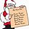 Santa Claus List Clip Art