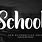 School Logo Font