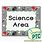 Science Area. Sign