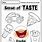 Sense of Taste Worksheet for Kids