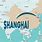 Shanghai China World Map