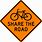 Share the Road Bike Sign