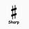 Sharp Symbol in Music