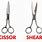 Shears vs Scissors