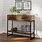 Sideboard Hall Table 36 Inches Long Black