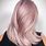 Silver Hair Pastel Pink