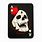 Skull Ace Card