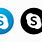 Skype Logo Metro