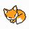 Sleeping Fox Pixel