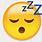 Sleepy Head. Emoji