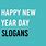 Slogan for New Year