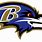 Small Baltimore Ravens Logo