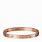 Small Rose Gold Plated Love Bracelet