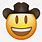 Smiling Cowboy Emoji