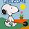 Snoopy Welcome