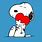 Snoopy with Heart