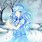 Snow Fairy Anime Girl