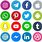 Social Network Icons PNG