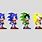 Sonic Sprite Evolution