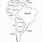 South America Map Black