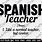 Spanish Teacher SVG