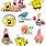Spongebob Stickers Printable