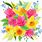Spring Flower Bouquet Clip Art