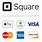 Square Credit Card Sign Printable