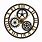 Steampunk Clock SVG
