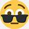 Sunglasses Down Emoji