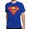 Superman T-Shirt Blue