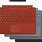 Surface Pro with Red Keyboard