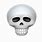 Surprised Skull. Emoji