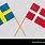 Sweden Denmark Flag